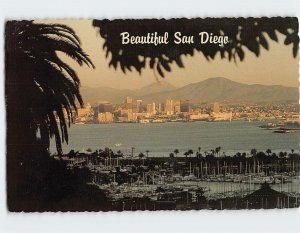 Postcard Beautiful San Diego, California