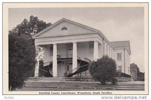 Fairfield County Courthouse, Winnsboro, South Carolina, 10-20s