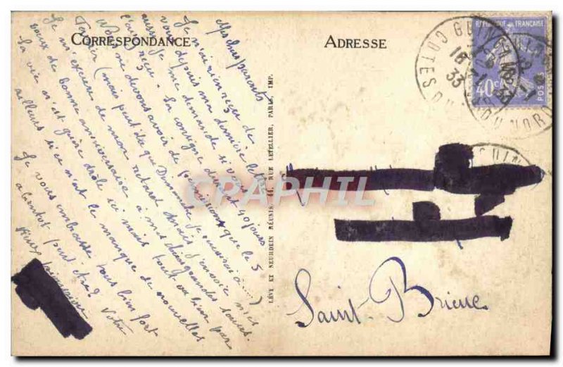 Old Postcard Guingamp Notre Dame de Bon Secours