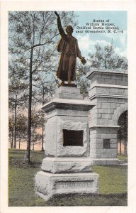 J54/ Greensboro North Carolina Postcard c1915 William Hooper Statue 75