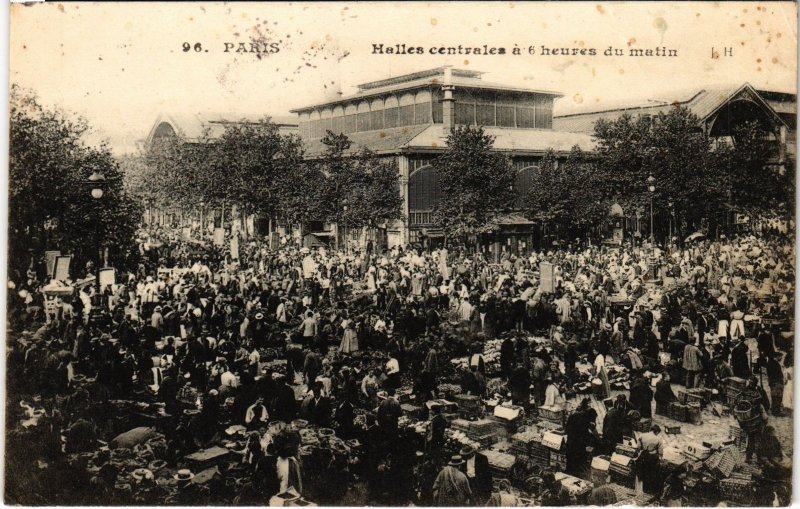 CPA PARIS 1e - Le Halles Centrales á 6 heures du matin (81573)