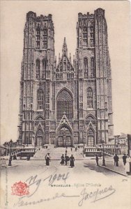 Belgium Brussells Eglise Saint Gudule 1905