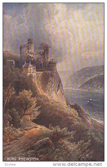 GERMANY, 1900-1910´s; Burg Rheinstein