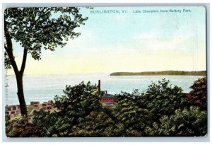 Burlington Vermont Postcard Lake Champlain Battery Park c1910 Raphael Tuck Sons