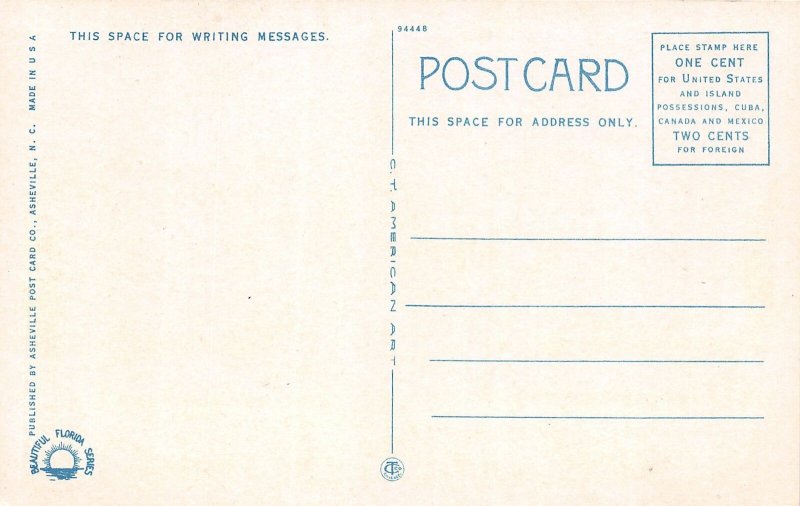 H84/ Orlando Florida Postcard c1915 Albertson Public Library 53