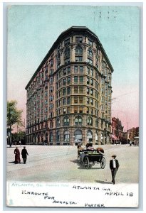1906 Piedmont Hotel Atlanta Georgia GA Antique Posted Tuck Art Postcard