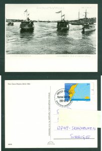 Sweden 1904/1999. Ships,Ferries,Arrival,Departure. Postal Used,