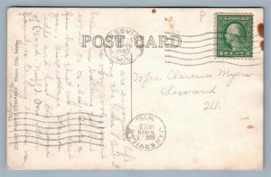 MILTON JUNCTION WI MASONIC TEMPLE ANTIQUE REAL PHOTO POSTCARD RPPC