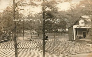 Plattsburg NY Stadium Training Camp in 1917 Real Photo Postcard
