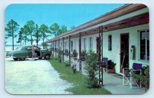 WINTER HAVEN, FL Florida ~ MERRY MOORES MOTEL c1940s Roadside Postcard