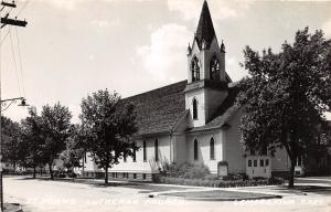 B3/ Lemars Iowa Ia Real Photo RPPC Postcard St Johns Lutheran Church