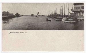 Yacht Basin Atlantic City New Jersey 1910c postcard