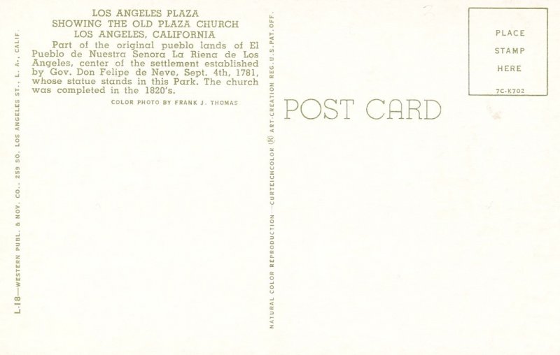 Plaza, Pueblo de Los Angeles, CA