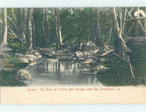 Divided-back HOT SPRINGS San Bernardino California CA AD5203