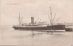 RMS 'Marama' Ship Steamship Unused European Import Company Postcard H50