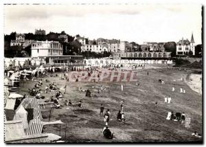 Postcard Moderne St Quay Portrieux The Beach and the Casino