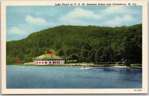 Lake Lloyd On U.S. 50 Between Salem And Clarksburg West Virginia WV Postcard