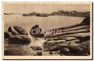 Postcard Old Tregastel Vue Generale