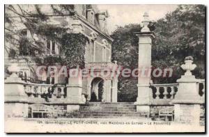 Old Postcard (Deux Sevres) Le Petit Chene in Mazieres Pres Catine The Peristyle