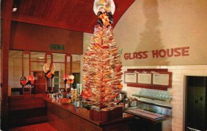 USA Famous Lollipop Tree in Glass House Restaurants Vintage Postcard C355