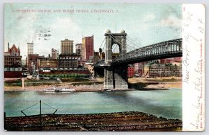 Cincinnati OH Chas McCullough Seed Co~Bags~Suspension Bridge~Globe Soap Co 1905