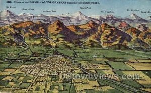 Famous Mountain Peaks - Denver, Colorado CO