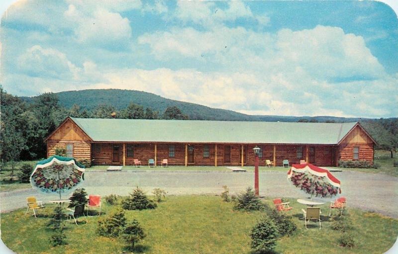 Mountainhome PennsylvaniaWilmer Vogts Guest HouseLog Cabin Motel1950s PC