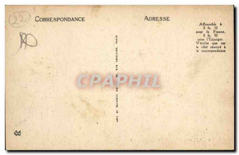 Postcard Old Guingamp General view