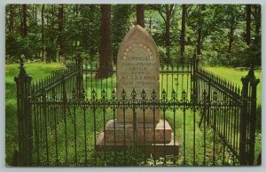 Lincoln City Indiana~Grave Of Nancy Hanks~Lincoln's Mother~Vintage Postcard 