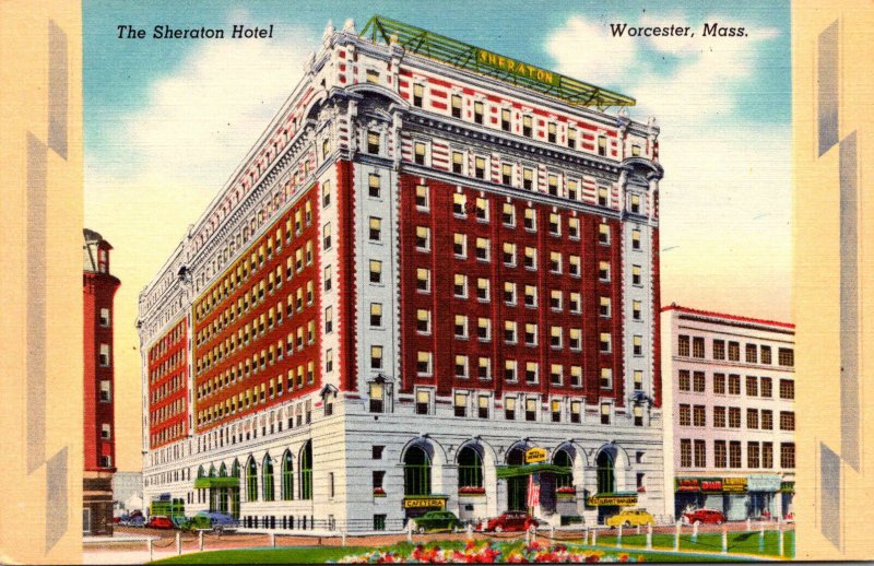 Massachusetts Worcester The Sheraton Hotel 1949