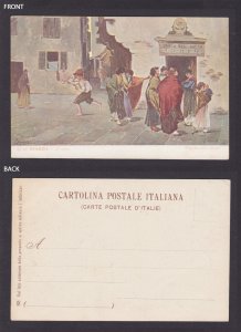 ITALY, Vintge postcard, Venice, the fights
