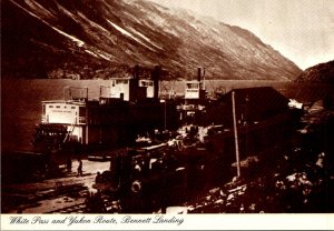 Canada Yukon Bennett Landing White Pass & Yukon Route Train With Strenwheeler...