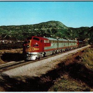 1953 Grand Canyon AZ Santa Fe Streamliner Train Fred Harvey Railway PC Ariz A238