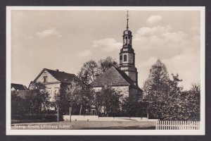 Vintage postcard Evangelical Church Loehnberg Lahn Hesse Germany
