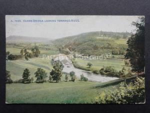 Herefordshire: Kerne Bridge looking towards Ross c1913 by Photochrom - H.Clayton