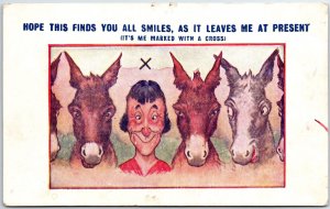 VINTAGE POSTCARD HOPE THIS FINDS YOU ALL SMILES, AS IT LEAVES ME AT PRESENT