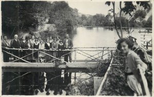 Bulgaria Sofia 1932 social history real photo postcard