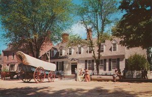 Conestoga Wagon at the Famous Raleigh Tavern - Williamsburg VA, Virginia