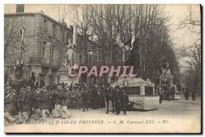 Old Postcard Carnival XXI Aix en Provence