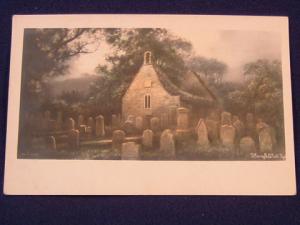 COUNTRY CHURCHYARD - Postcard