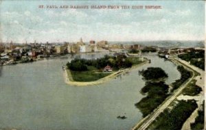 St. Paul and Harriet Island in St. Paul, Minnesota