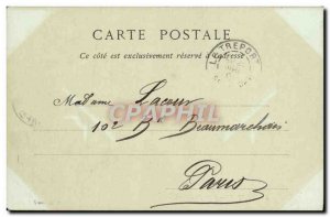 Old Postcard Treport Output Hardy Boat Lighthouse