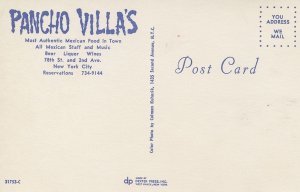 Pancho Villa's Mexican Restaurant,NYC