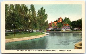 M-62983 The Canal Wellesley Island Farm Thousand Islands St Lawrence River Ne...