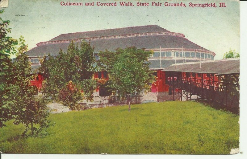 Springfield, Ill., Coliseum and Covered Walk, State Fair Grounds