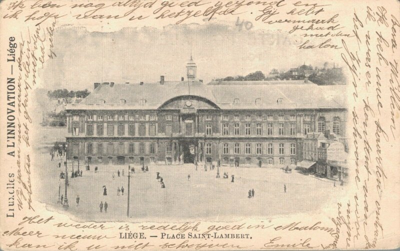 Belgium Liege Place Saint Lambert Liége Luik 03.80