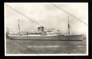 UC075 - Union Castle Liner - Athlone Castle - postcard