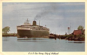 C & O Car Ferry Ferry Ship 1972 