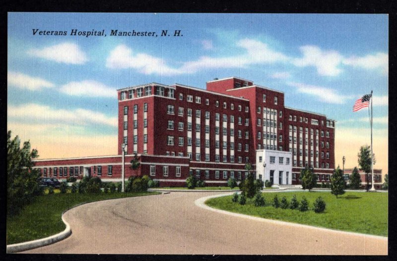 New Hampshire MANCHESTER Veterans Hospital Pub Amoskeag News Co. - Linen