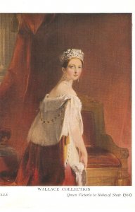 Sully. Queen Victoria in Robes of State Fine painting, modern English postcard